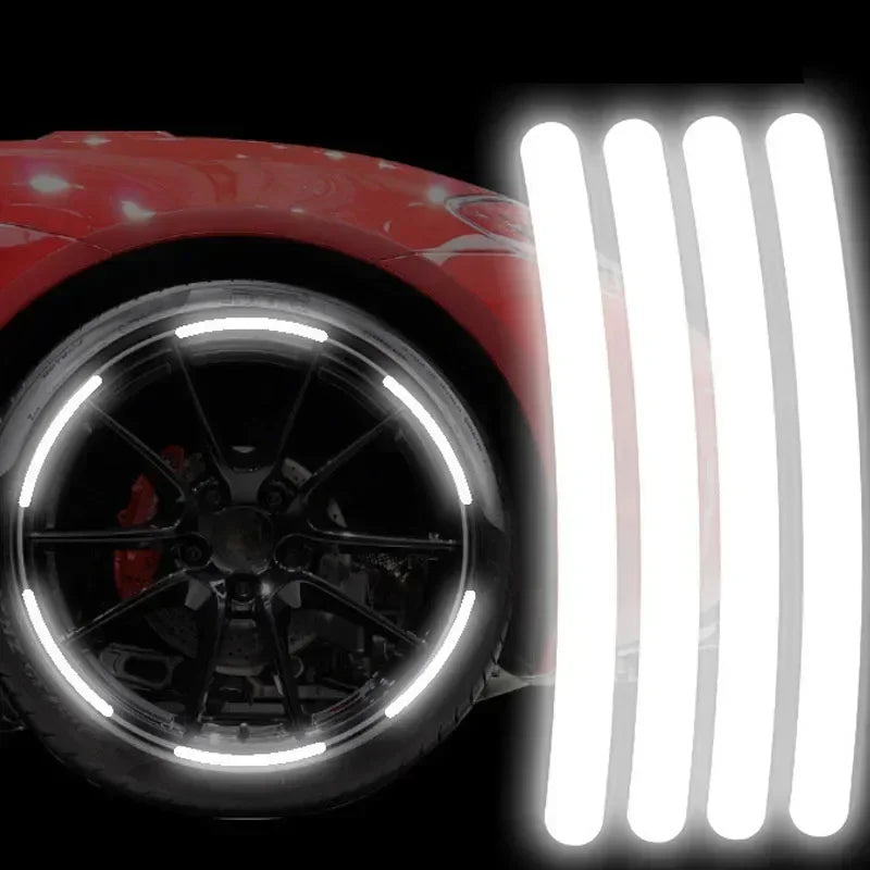 Car Wheel Hub Reflective Stickers