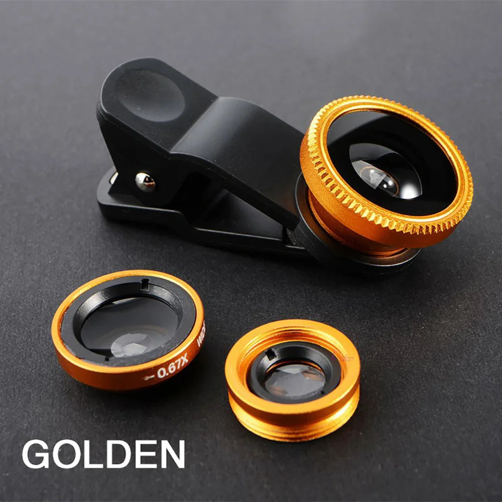3-in-1 Fisheye Phone Lens