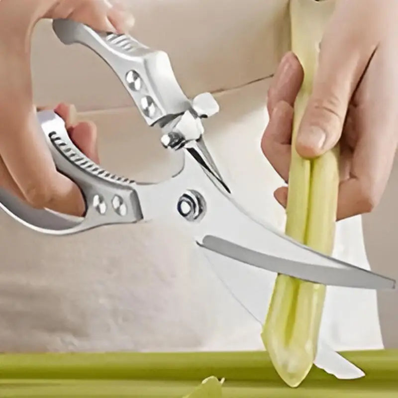 Anti-Slip Chicken Cutting Scissors (stainless steel )