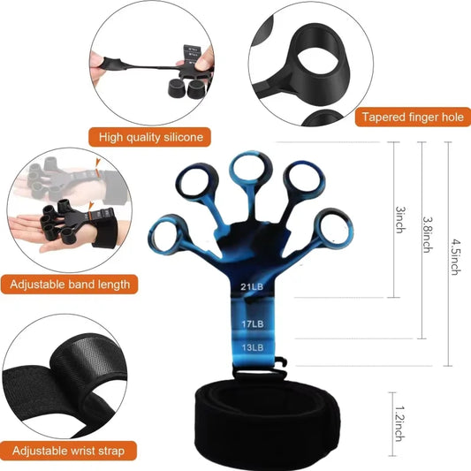 Finger Gripper Exerciser Trainer