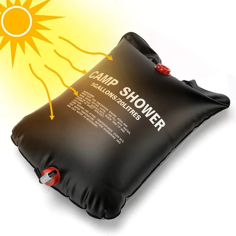 Foldable Outdoor Solar Shower Bag