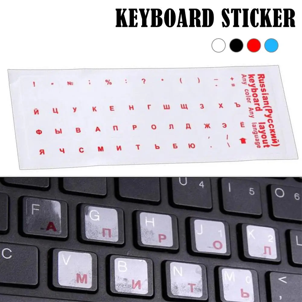 Russian Keyboard Sticker Set
