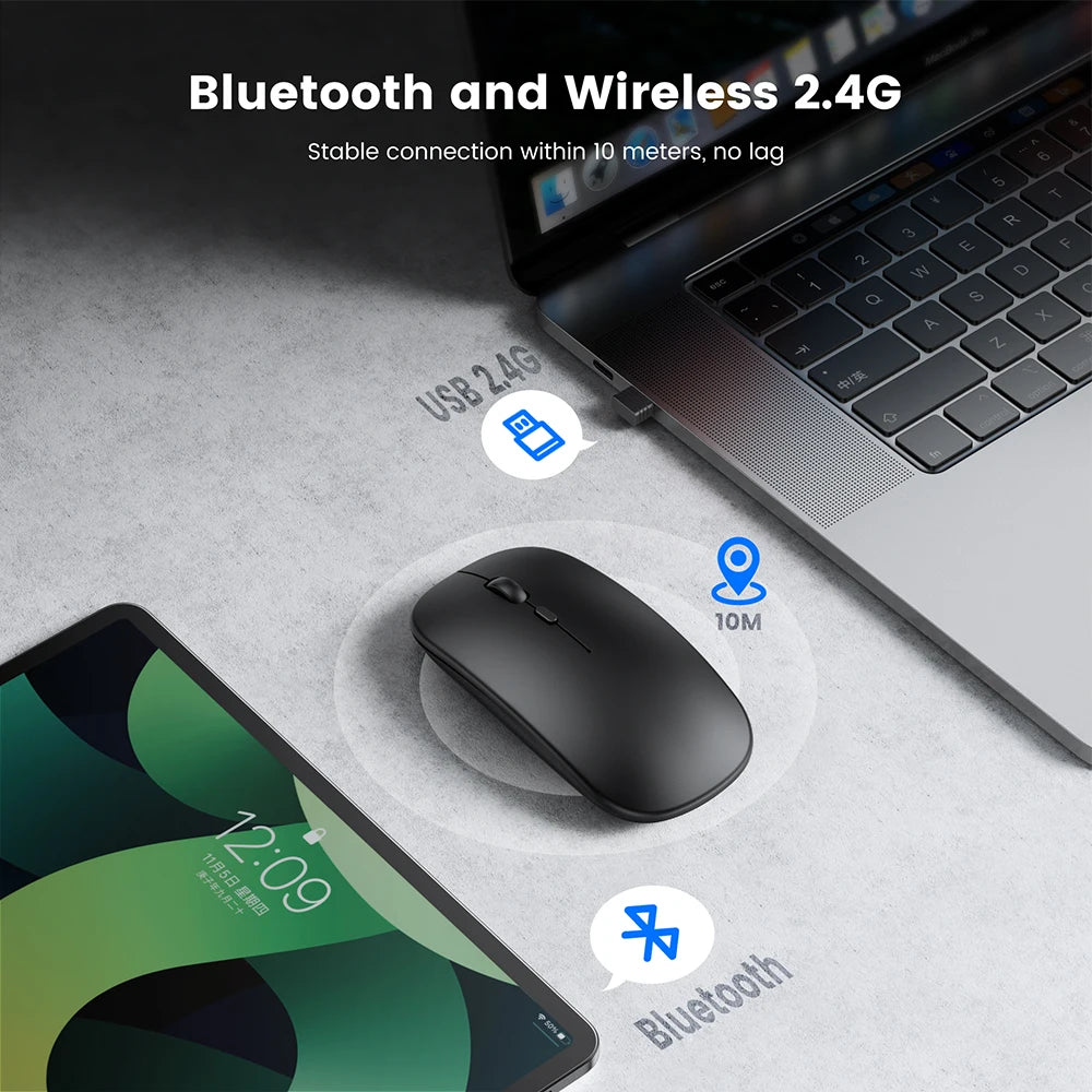 Rechargeable Wireless Bluetooth Mouse
