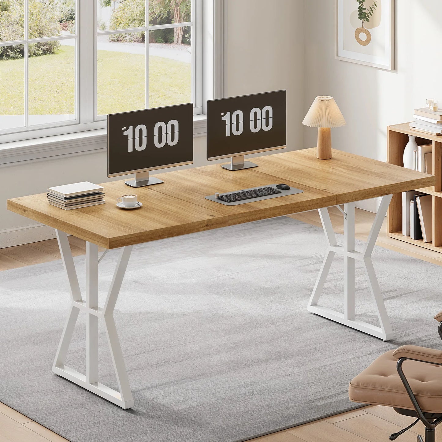 ONBRILL 71" Farmhouse Office Desk