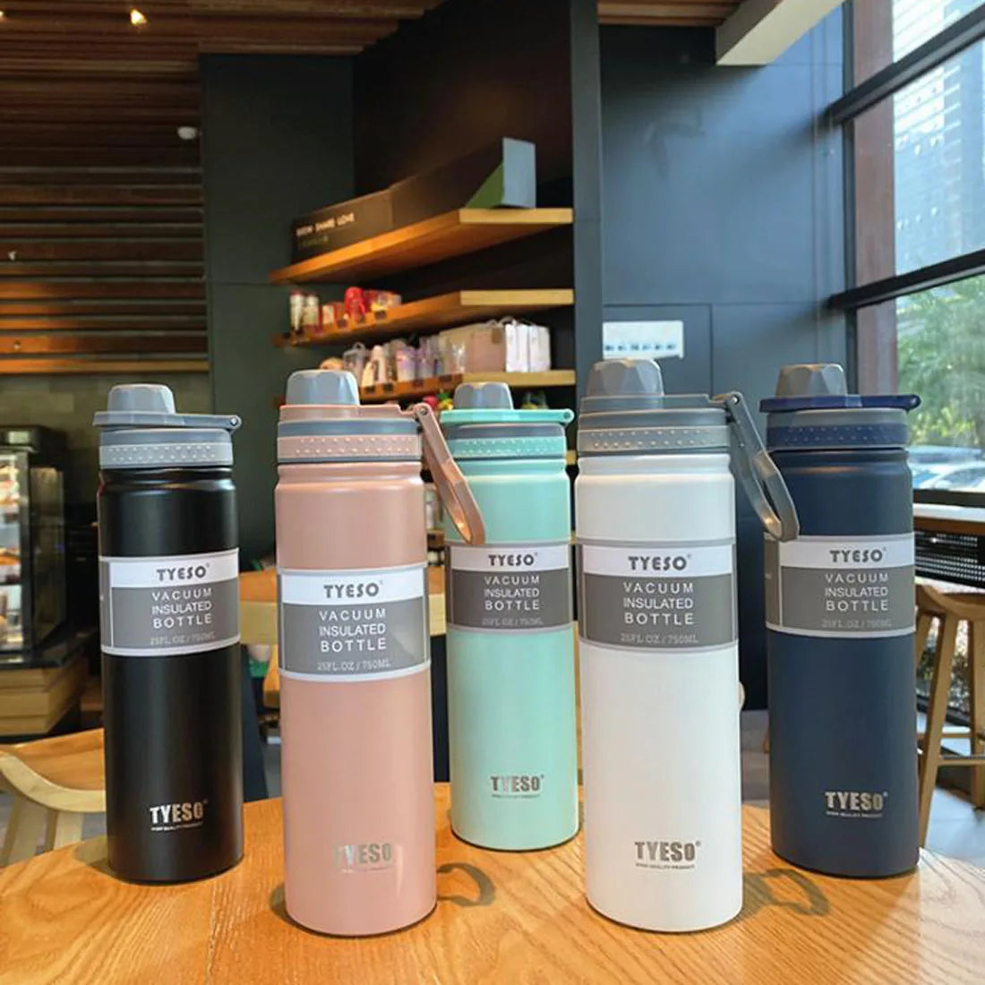 Tyeso stainless steel water Bottle for travel