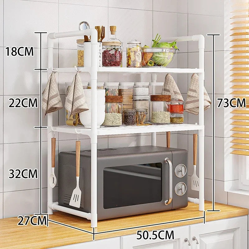 Multi-Layer Kitchen Organizer Shelf