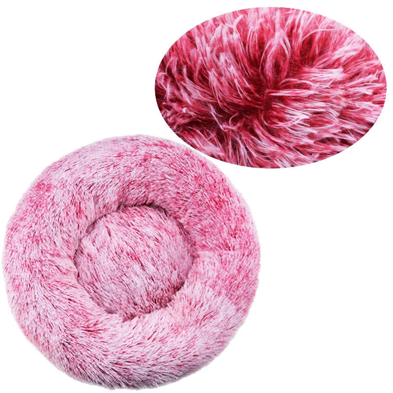 Fluffy Round Dog Pet Bed