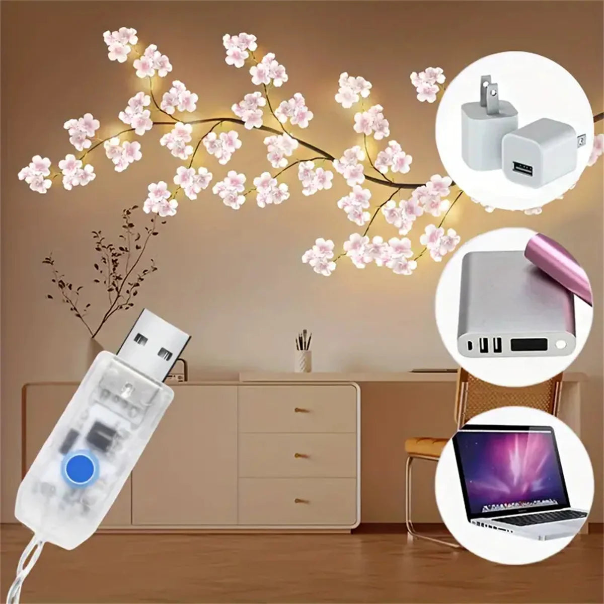 Cherry Blossom LED Tree Light