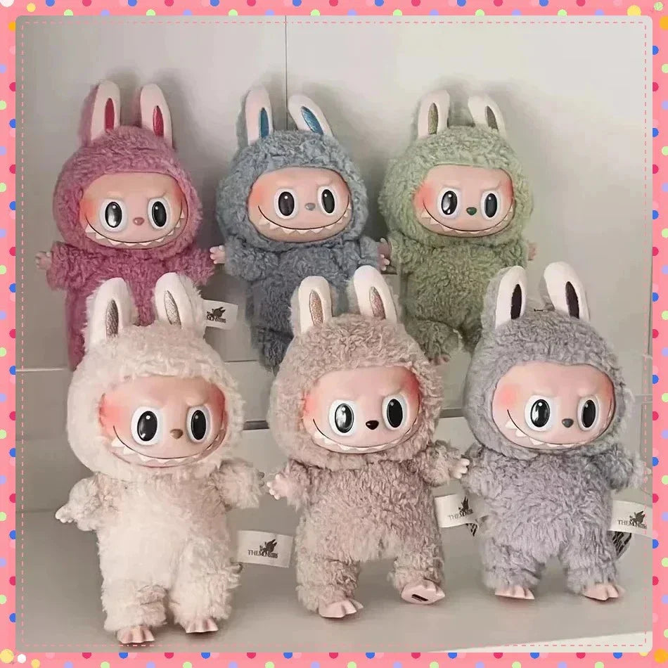 High-Quality Labubu V3 Macaron Keychain