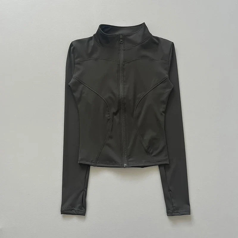 Women’s Slimming Workout Zip Jacket