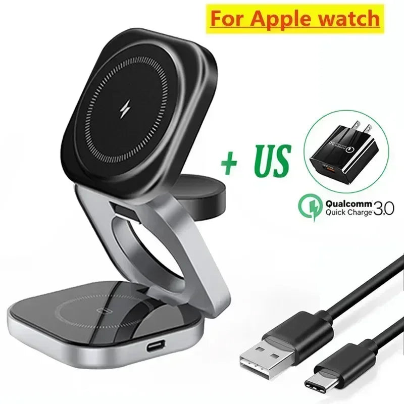 3-in-1 Magnetic Wireless Charger