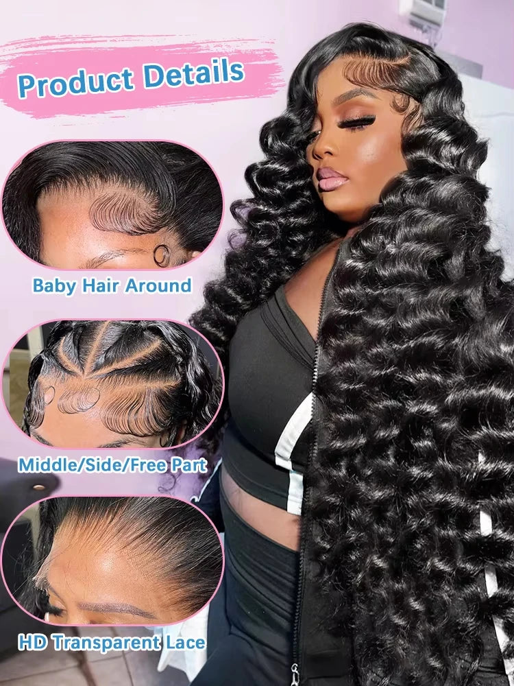 Loose Deep Wave Lace Wig
