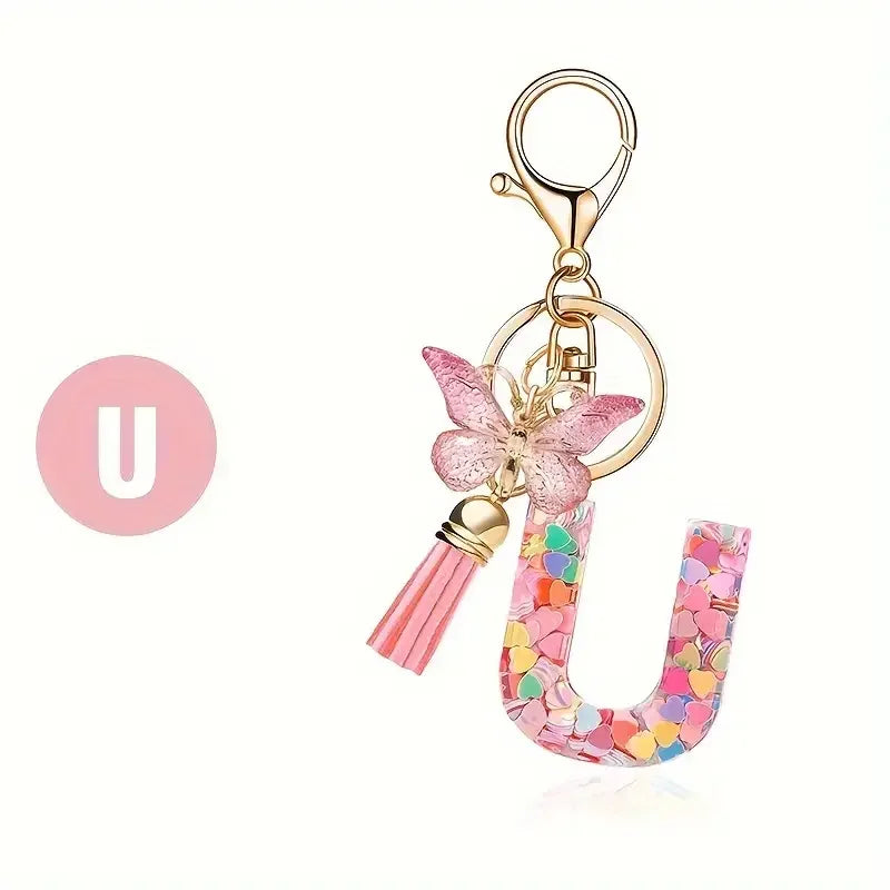 A-Z Letter Metal Keychain