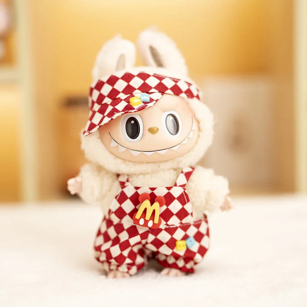 Yoocour Labubu Checkerboard Tennis Outfit