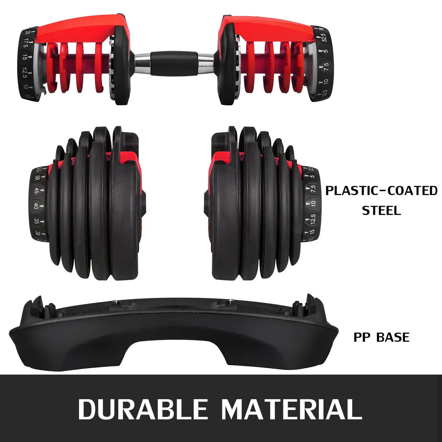 VEVOR 24Kg Adjustable Dumbbell