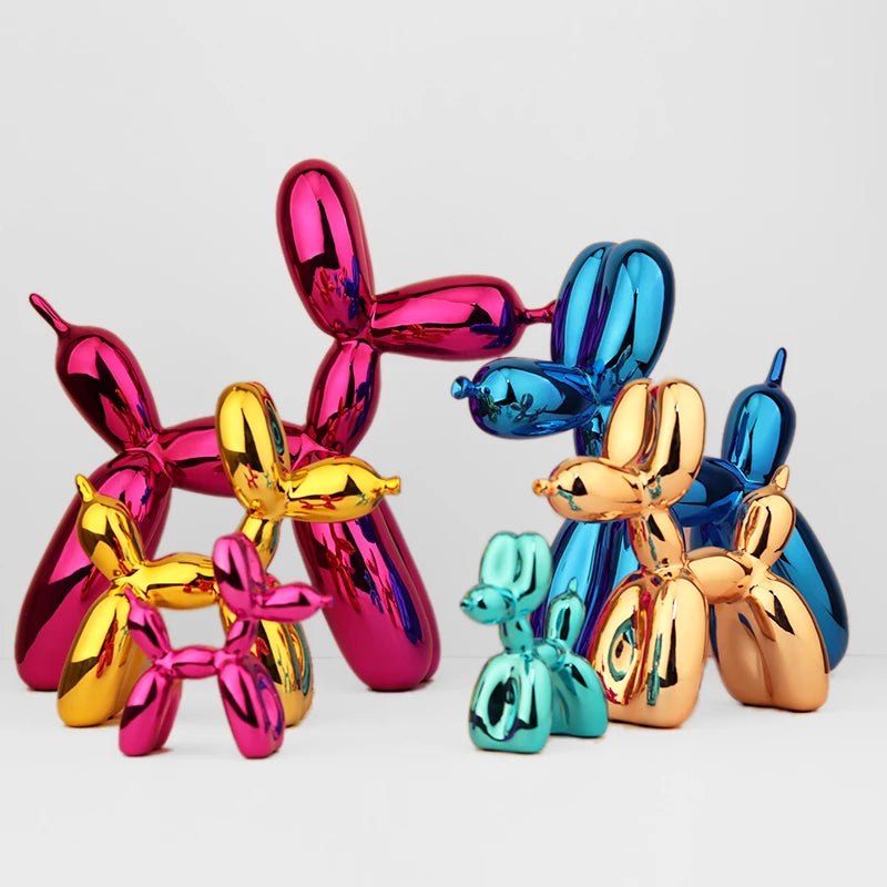 Resin Balloon Dog Sculpture