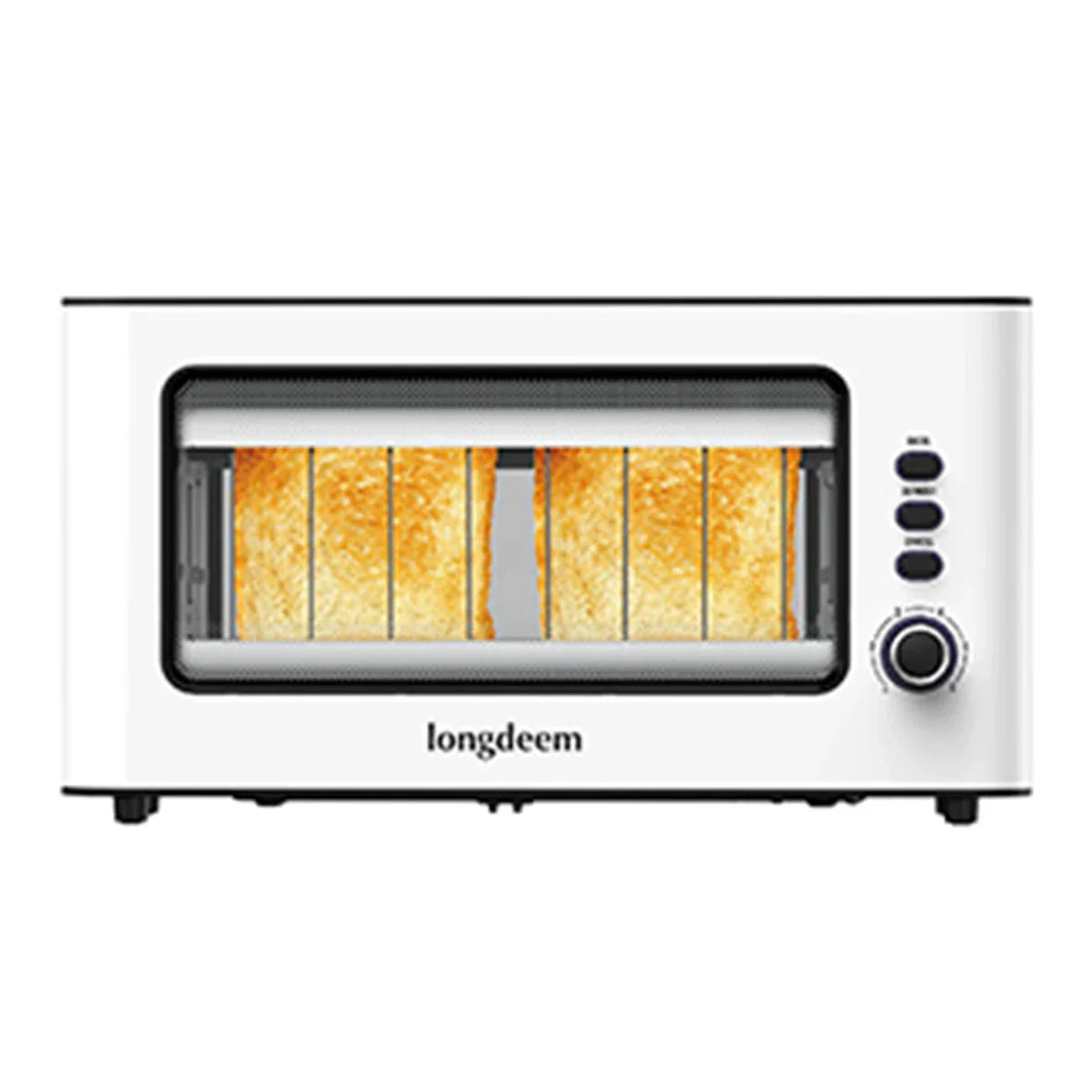 Extra Long Glass Toaster