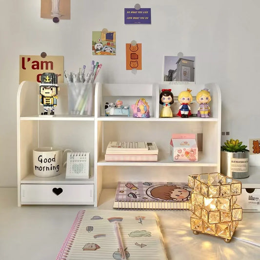 Double-Layer Desktop Organizer Rack