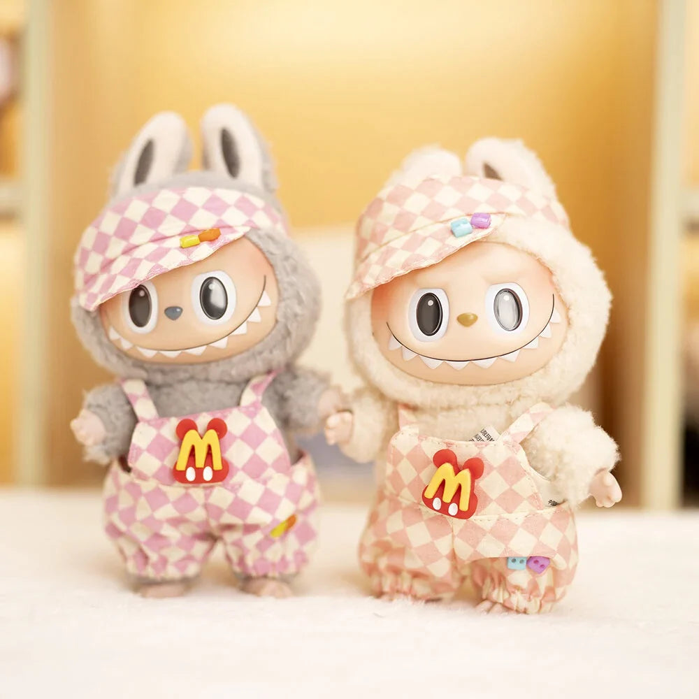 Yoocour Labubu Checkerboard Tennis Outfit