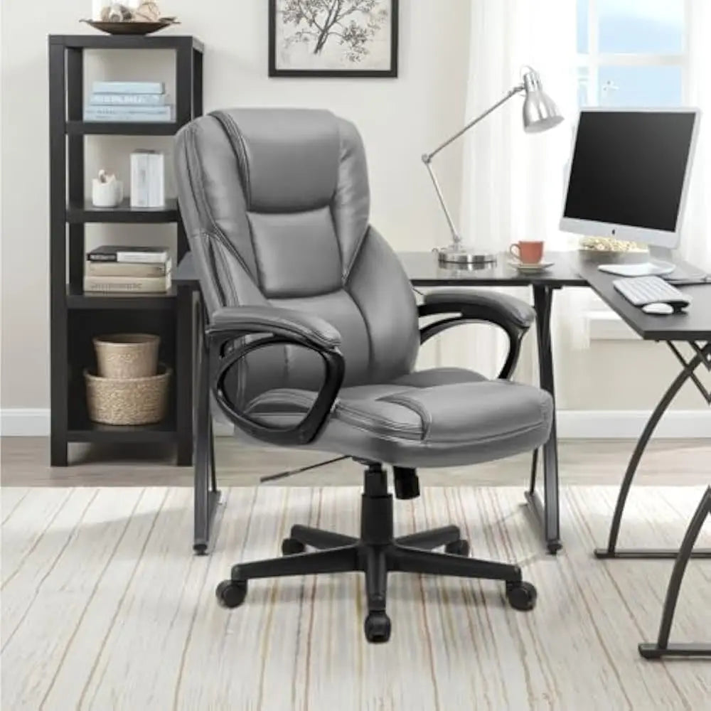 High-Back PU Leather Office Chair