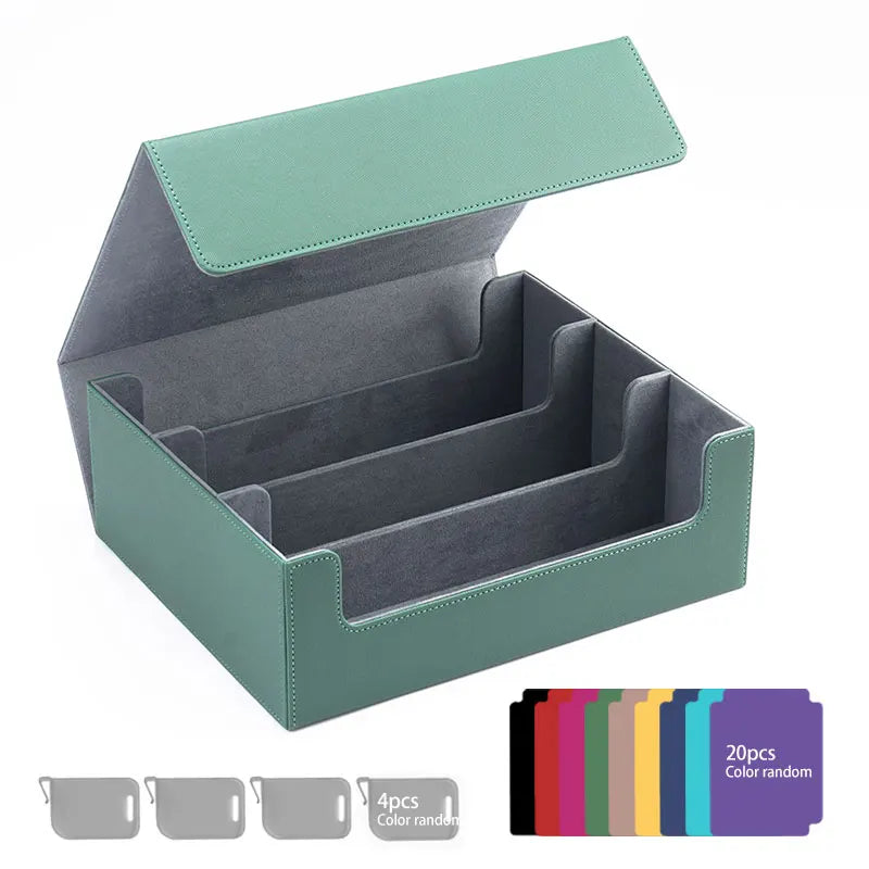 Leather Trading Card Storage Box
