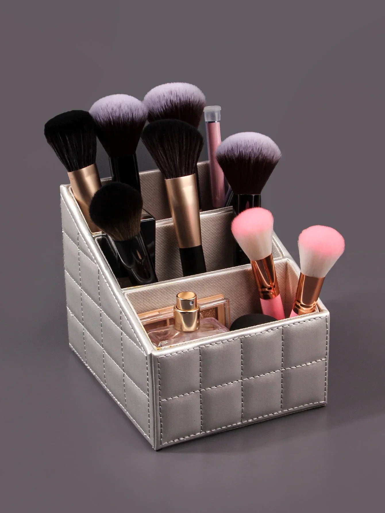 Large Capacity PU Brush Organizer