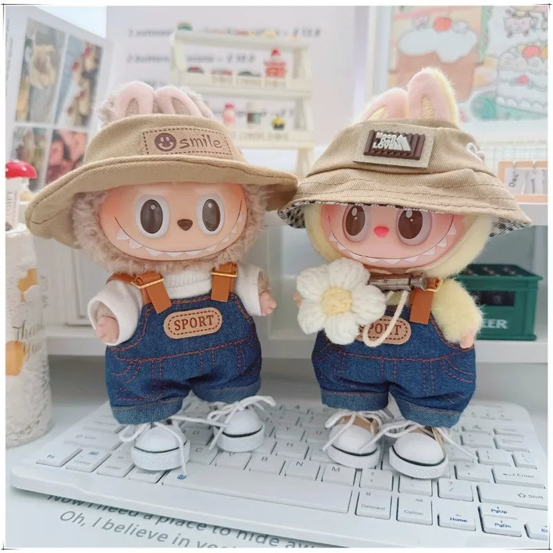 Labubu Denim Hoodie Outfit Set