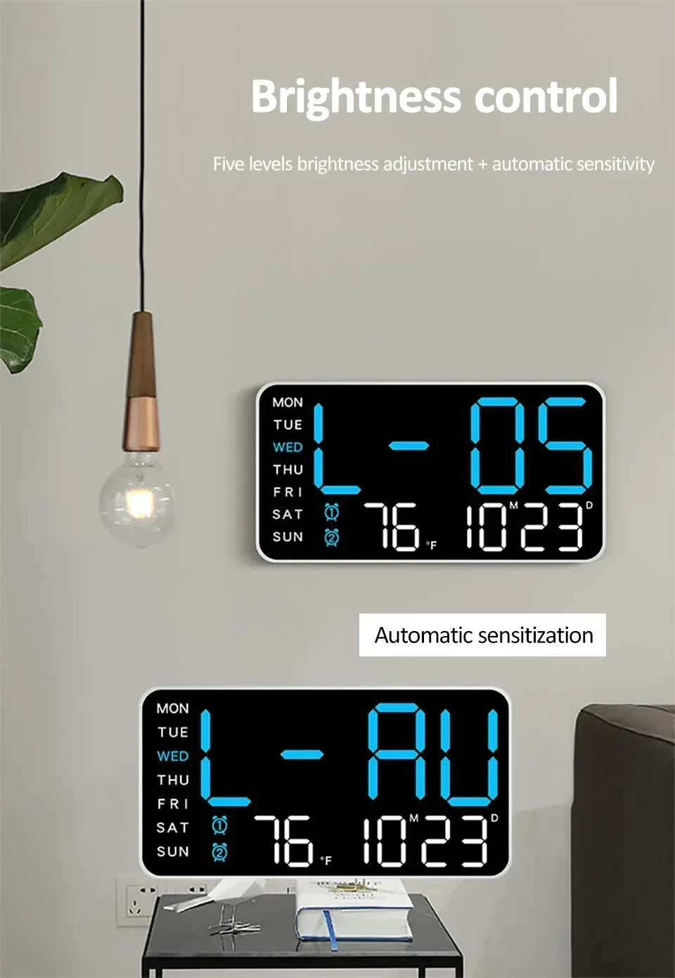 Extra Large LED Digital Clock