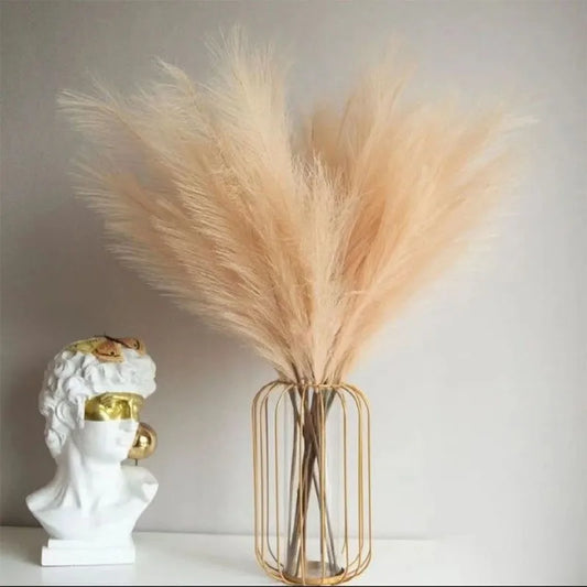 Artificial Fluffy Pampas Grass Stems
