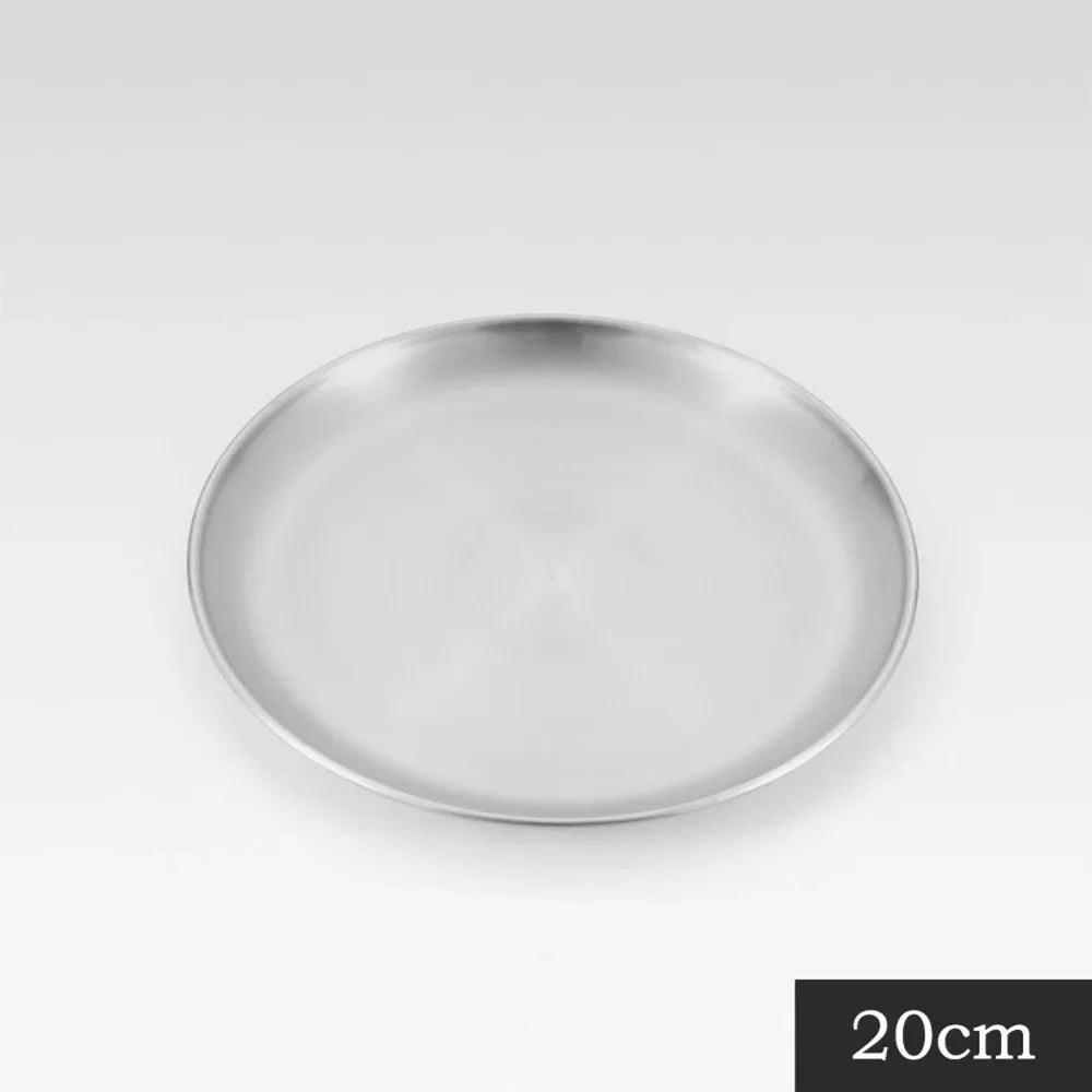 Stainless Steel Camping Plates