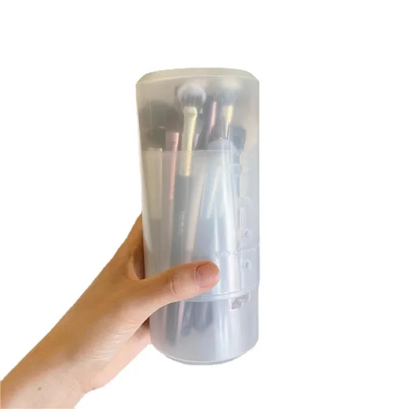 Adjustable Transparent Makeup Brush Holder
