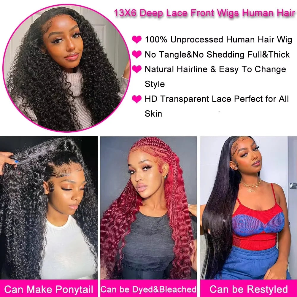 Long Deep Wave Lace Wig