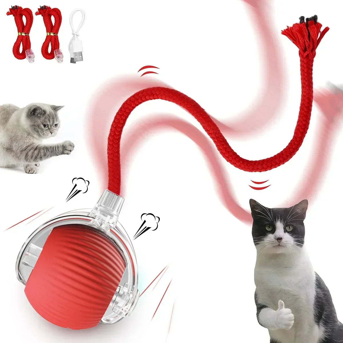 Smart Rolling Ball Cat Toy