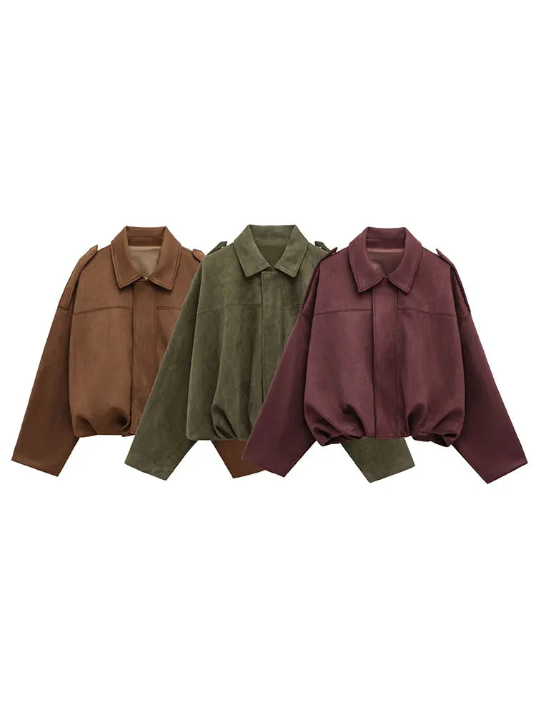 HH Women Vintage Suede Jacket