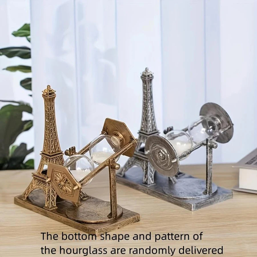 Vintage Eiffel Tower Hourglass