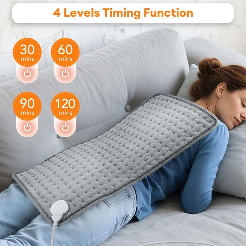 Electric Heating Pad Pet Heat Mat with 9 Levels Constant Temp 4 Mode Timer Body Warming Thermal Mat for Abdomen Hand Thermal Mat