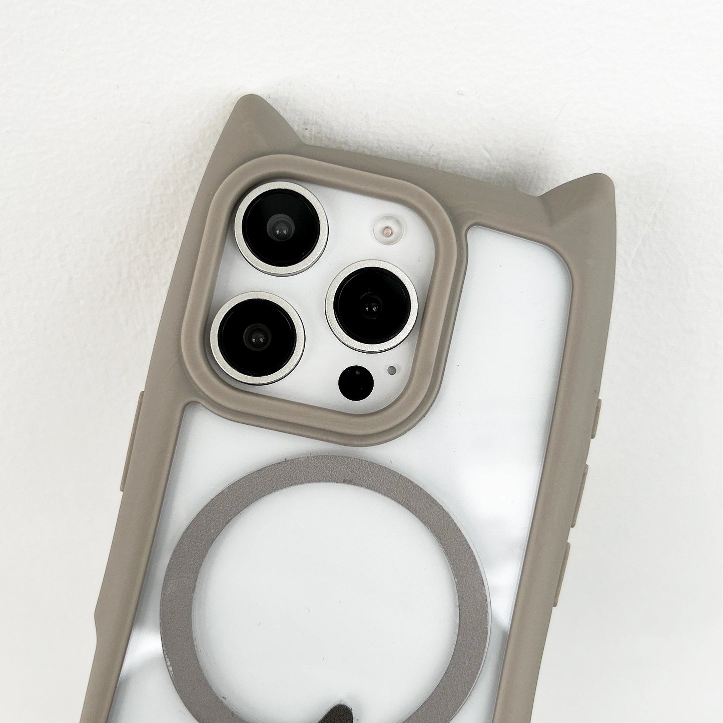 3D Cat Ear iPhone Case