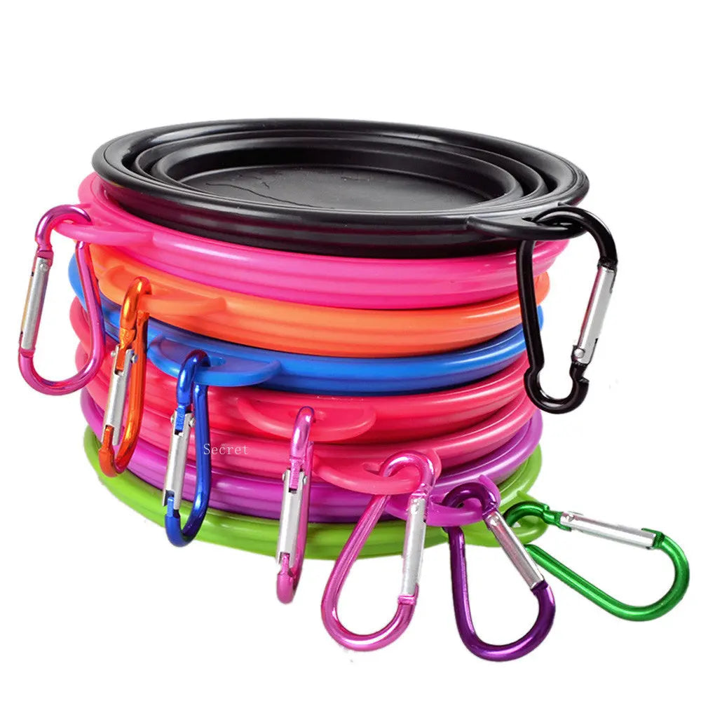 Collapsible Silicone Pet Travel Bowl