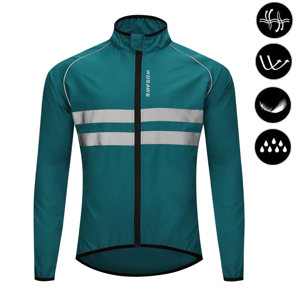 WOSAWE Men Cycling Windbreaker
