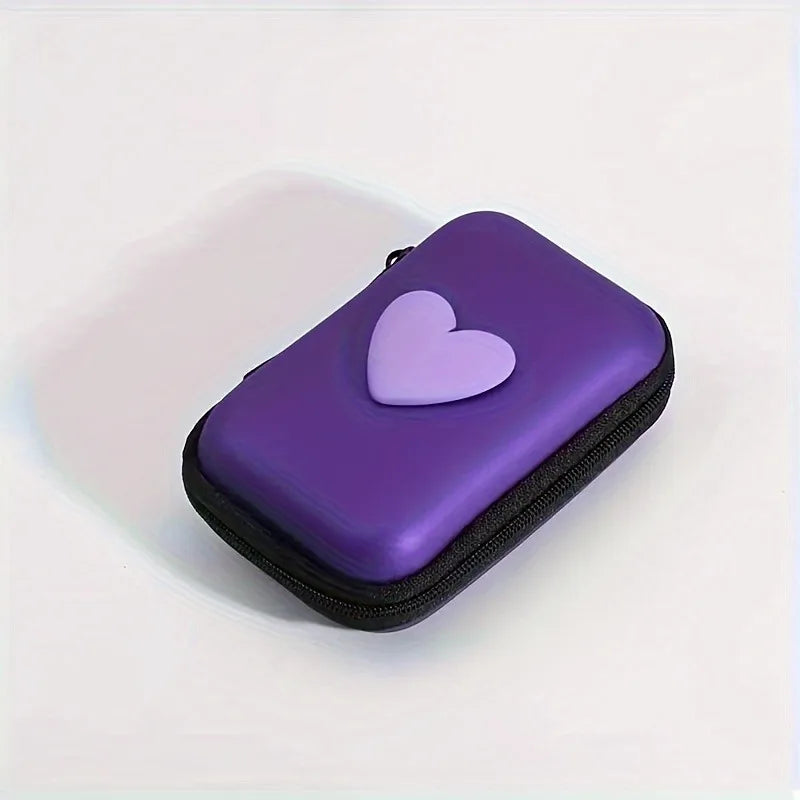 3D Heart Cable Storage Bag
