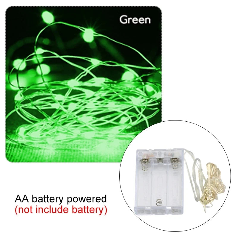 Copper Wire LED String Lights