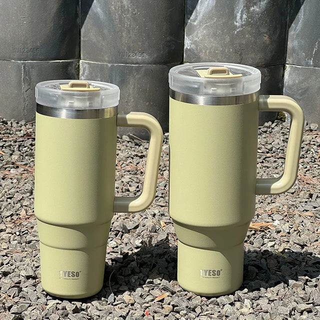 Tyeso 40oz With Handle Straw Tumbler