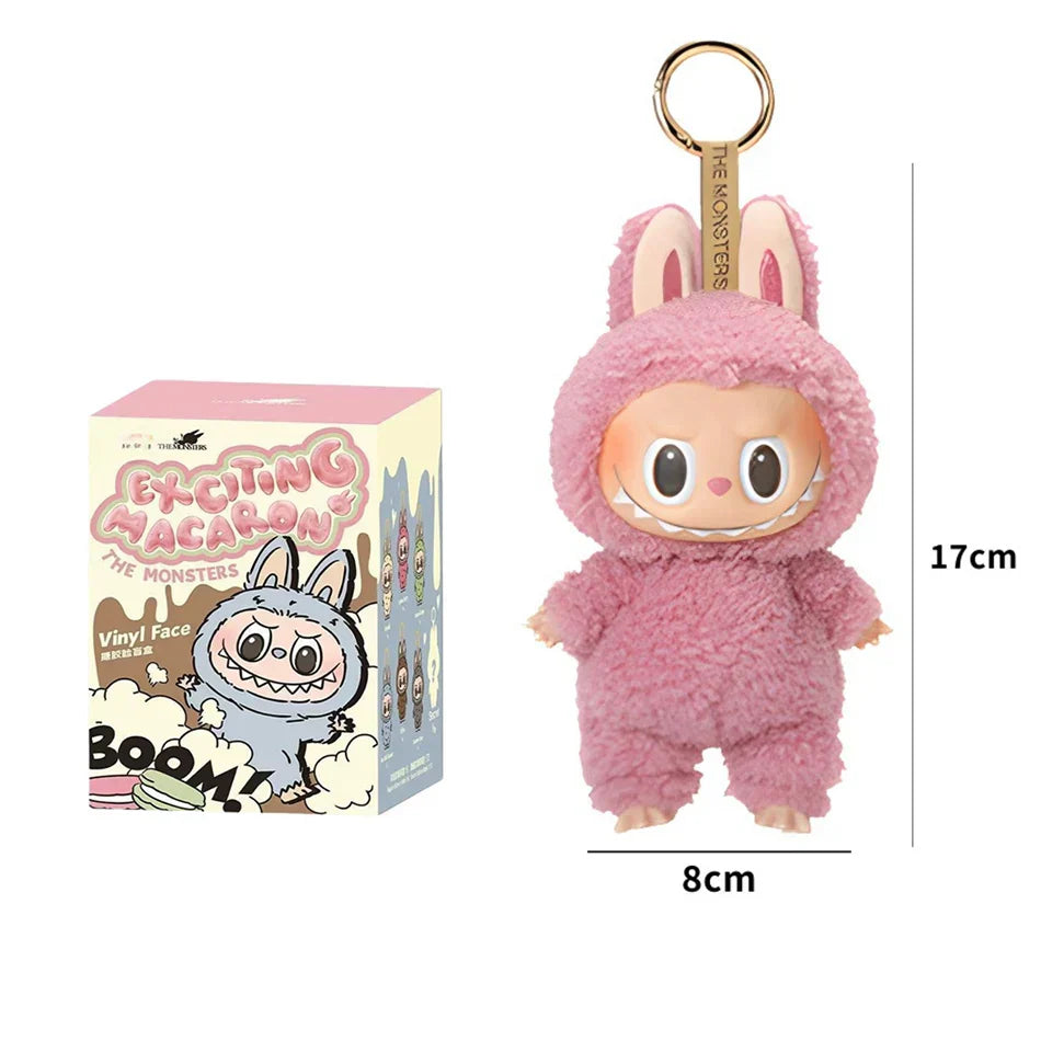 Pop Mart Labubu Monsters Batimento Cardíaco Macaron Pendant