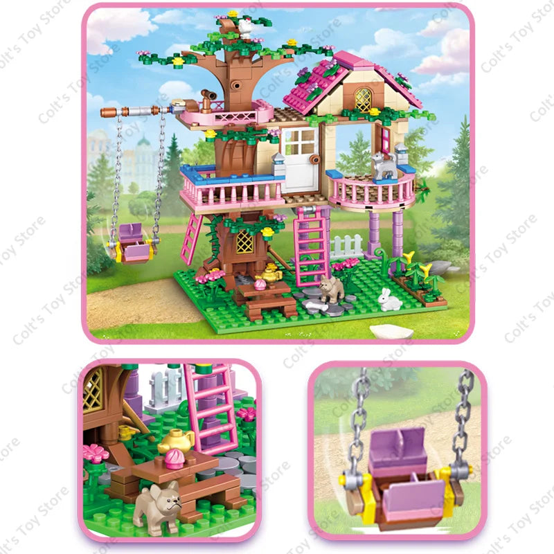 Girls Tree House Blocks