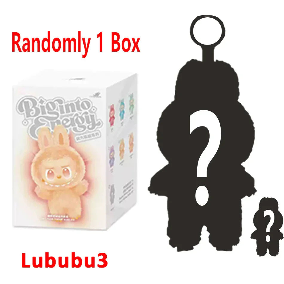 Labubu 2.3 Flocking Pendant Keychain