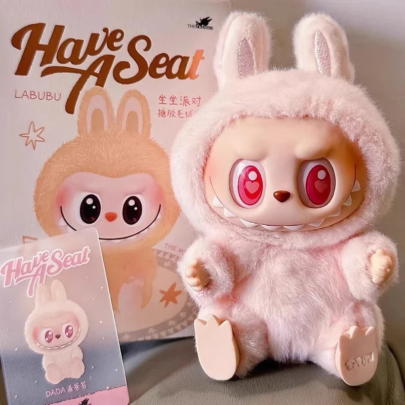 Labubu 2nd Gen Sitting Plush Keychain