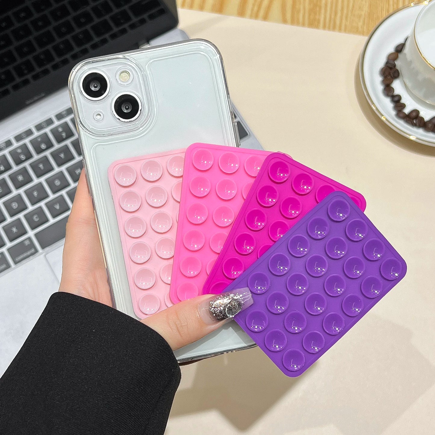 Candy Color Suction Phone Holder