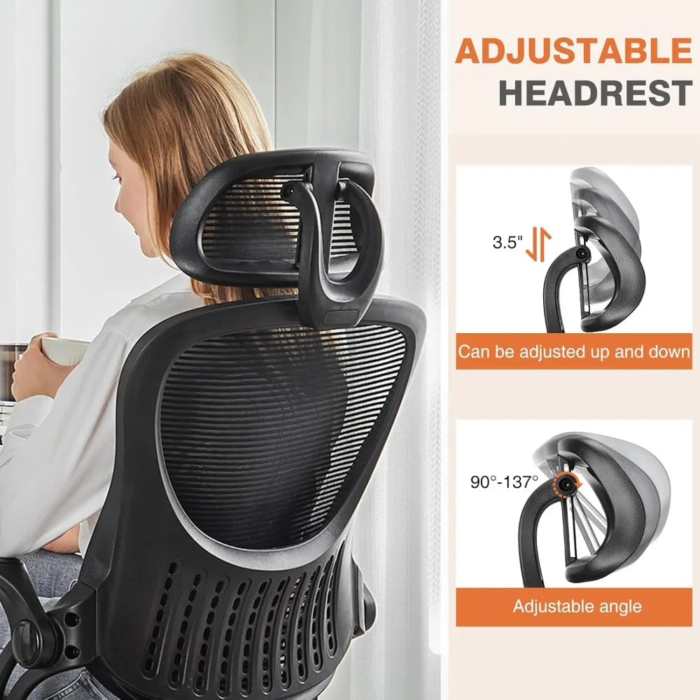 Ergonomic High-Back Mesh Chair