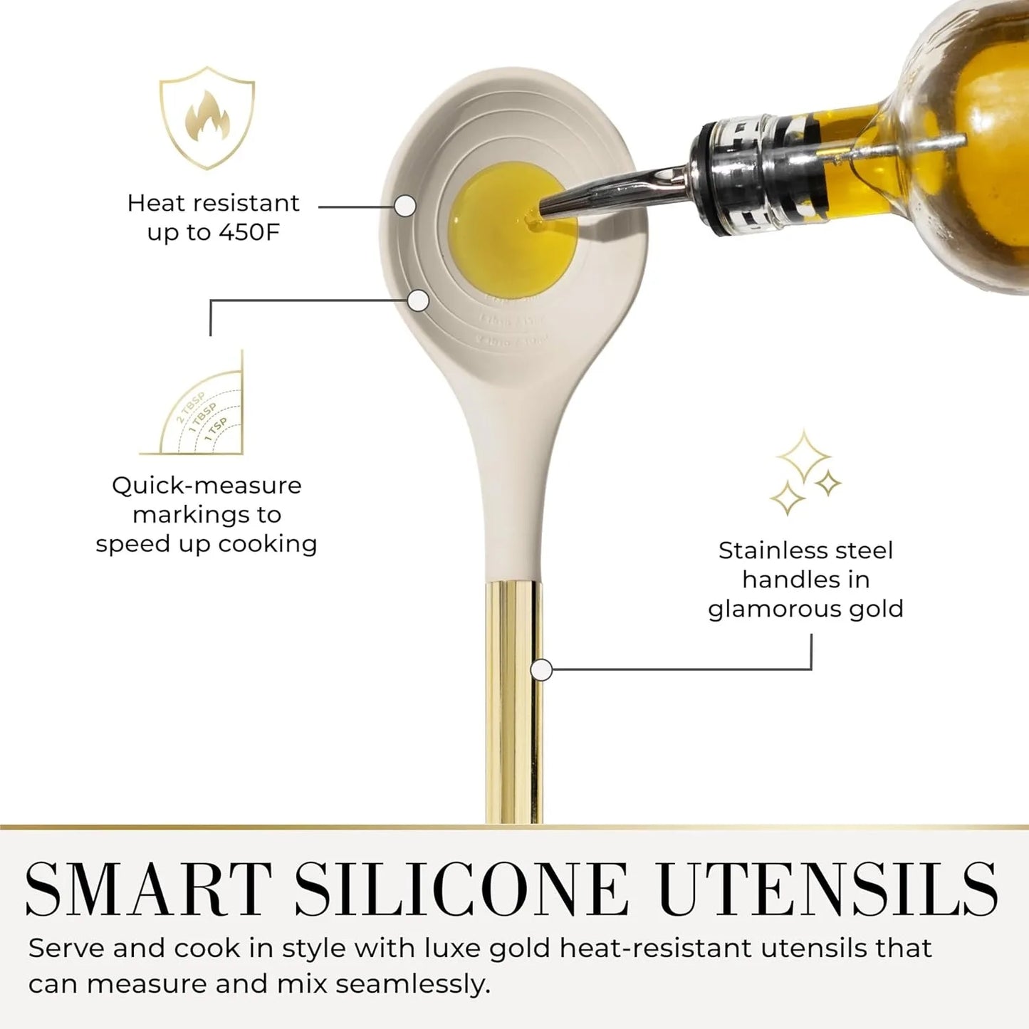 Silicone Stainless Steel Kitchen Set