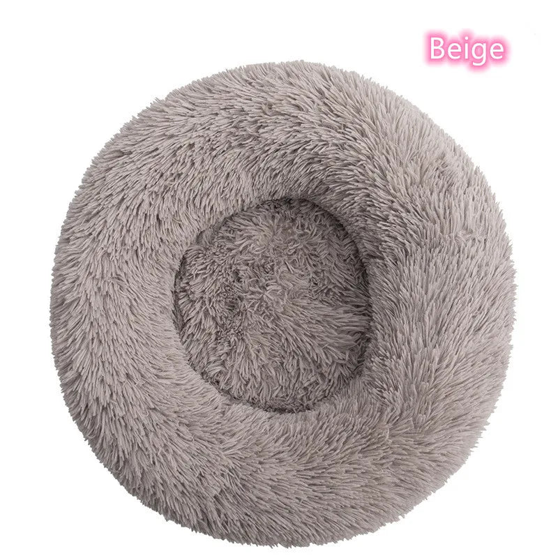 Super Soft Plush Donut Bed